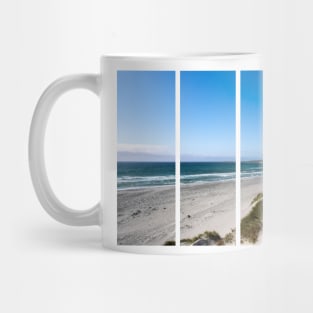 Wonderful landscapes in Norway. Rogaland. Scenic coastline in the south of Norway, Europe. Rocky skerries. Islands in background. Rippled sea. Sunny spring day Mug